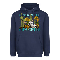 Navy grow wild sun child tbw Heavyweight Hoodie - texasbilliewilder