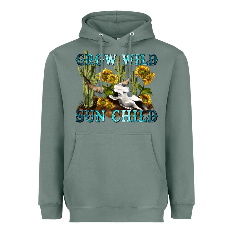 Grow Wild Sun Child Tbw Heavyweight Hoodie by texasbilliewilder | Teevron