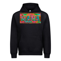 Black mama tie dye license plate template Urban Hoodie - Artiststas