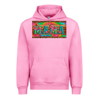Fuchsia Pink mama tie dye license plate template Urban Hoodie - Artiststas