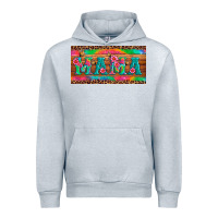 Heather Grey mama tie dye license plate template Urban Hoodie - Artiststas