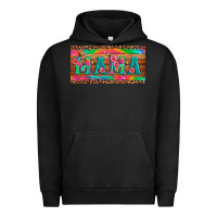 Pigment Black mama tie dye license plate template Urban Hoodie - Artiststas