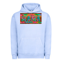 Pigment Grape Ice mama tie dye license plate template Urban Hoodie - Artiststas