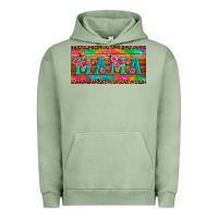 Pigment Oil Green mama tie dye license plate template Urban Hoodie - Artiststas
