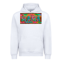 White mama tie dye license plate template Urban Hoodie - Artiststas