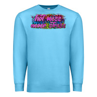 Ocean Blue hot mess never stress Premium Sweatshirt - texasbilliewilder