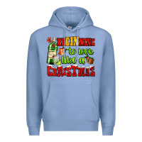 Beginning To Look Like A Christmas With Gin And Gifts Premium Hoodie | Teevron
