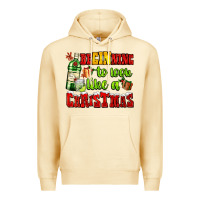 Pina Colada beginning to look like a christmas with gin and gifts Premium Hoodie - AdoDesignShop