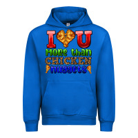 Cobalt i love you more than chicken nuggets Urban Hoodie - AdoDesignShop