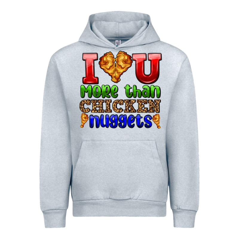 I Love You More Than Chicken Nuggets Urban Hoodie by AdoDesignShop | Teevron