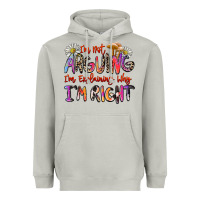 Moon Dust i'm not arguing i'm explaining why i'm right Heavyweight Hoodie - Zillion Design Studio