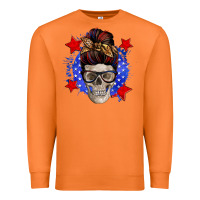 Carrot American mom skull Premium Sweatshirt - Zillion Design Studio