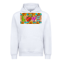 White love and sunflower with pen and apple license plate template Urban Hoodie - Artiststas