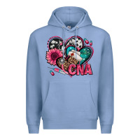 Colony Blue certified nursing assistant cna hearts Premium Hoodie - Jasminsmagicworld