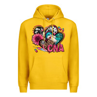 Lemon certified nursing assistant cna hearts Premium Hoodie - Jasminsmagicworld