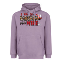 Lavender i run on sarcasm and wine Heavyweight Hoodie - Zillion Design Studio