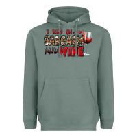 Sage i run on sarcasm and wine Heavyweight Hoodie - Zillion Design Studio