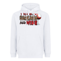 White i run on sarcasm and wine Heavyweight Hoodie - Zillion Design Studio
