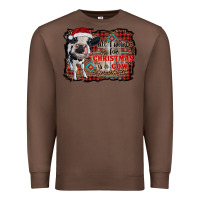 Chestnut all i want for christmas is a cow aztec Premium Sweatshirt - RanaPortraitStore