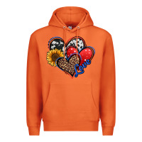 Carrot 4th of july american hearts Premium Hoodie - Jasminsmagicworld
