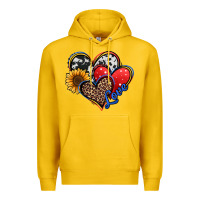 Lemon 4th of july american hearts Premium Hoodie - Jasminsmagicworld