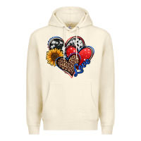 Sandshell 4th of july american hearts Premium Hoodie - Jasminsmagicworld