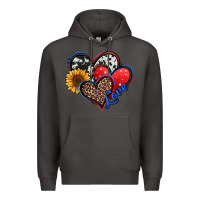 Smoke 4th of july american hearts Premium Hoodie - Jasminsmagicworld
