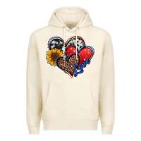 Tofu 4th of july american hearts Premium Hoodie - Jasminsmagicworld