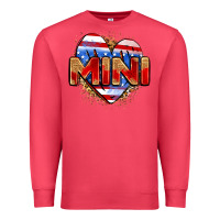 Cardinal American mini heart Premium Sweatshirt - Zillion Design Studio