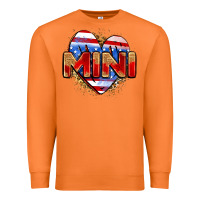 Carrot American mini heart Premium Sweatshirt - Zillion Design Studio