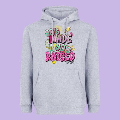 Heavyweight Hoodie 80s made 90s raised