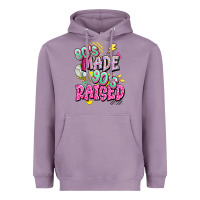 Lavender 80s made 90s raised Heavyweight Hoodie - texasbilliewilder