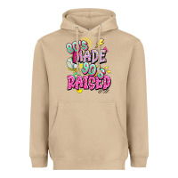Mushroom 80s made 90s raised Heavyweight Hoodie - texasbilliewilder