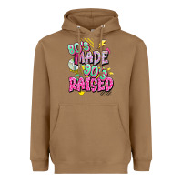 Toasted Coconut 80s made 90s raised Heavyweight Hoodie - texasbilliewilder