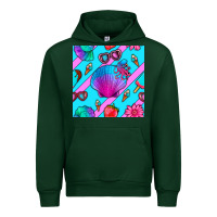 Forest Green sea shell Urban Hoodie - BundleAndBundleShop