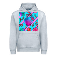 Heather Grey sea shell Urban Hoodie - BundleAndBundleShop