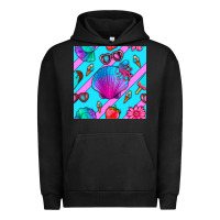Pigment Black sea shell Urban Hoodie - BundleAndBundleShop