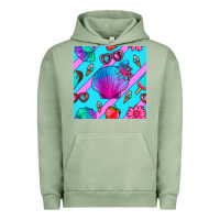 Pigment Oil Green sea shell Urban Hoodie - BundleAndBundleShop