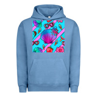 Pigment Pebble Blue sea shell Urban Hoodie - BundleAndBundleShop