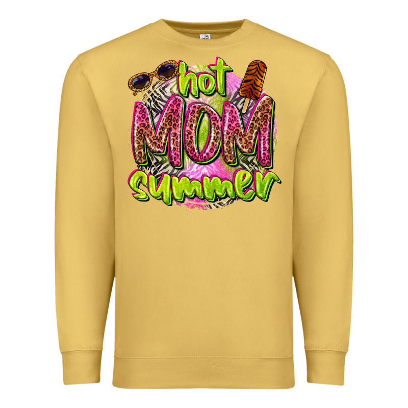 Hot Mom Summer Premium Sweatshirt by texasbilliewilder | Teevron