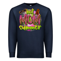Navy hot mom summer Premium Sweatshirt - texasbilliewilder