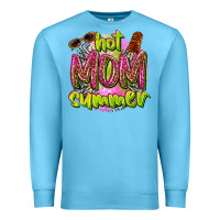 Ocean Blue hot mom summer Premium Sweatshirt - texasbilliewilder