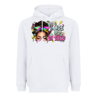 White 80s made 90s raised messy bun Heavyweight Hoodie - texasbilliewilder