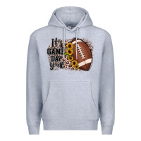 Heather Grey it's game day y'all Premium Hoodie - JahusDesignShop
