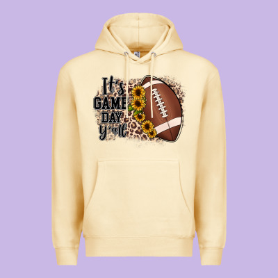 It's Game Day Y'all Premium Hoodie Designed By Jahusdesignshop