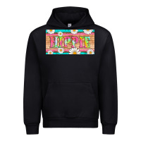 Black hippie and daisys license plate template Urban Hoodie - Artiststas