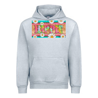 Heather Grey hippie and daisys license plate template Urban Hoodie - Artiststas