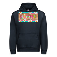 Navy hippie and daisys license plate template Urban Hoodie - Artiststas
