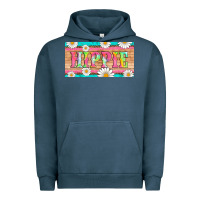 Pigment Midnight Navy hippie and daisys license plate template Urban Hoodie - Artiststas