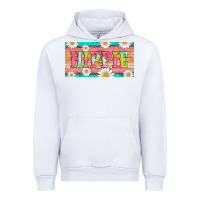 White hippie and daisys license plate template Urban Hoodie - Artiststas